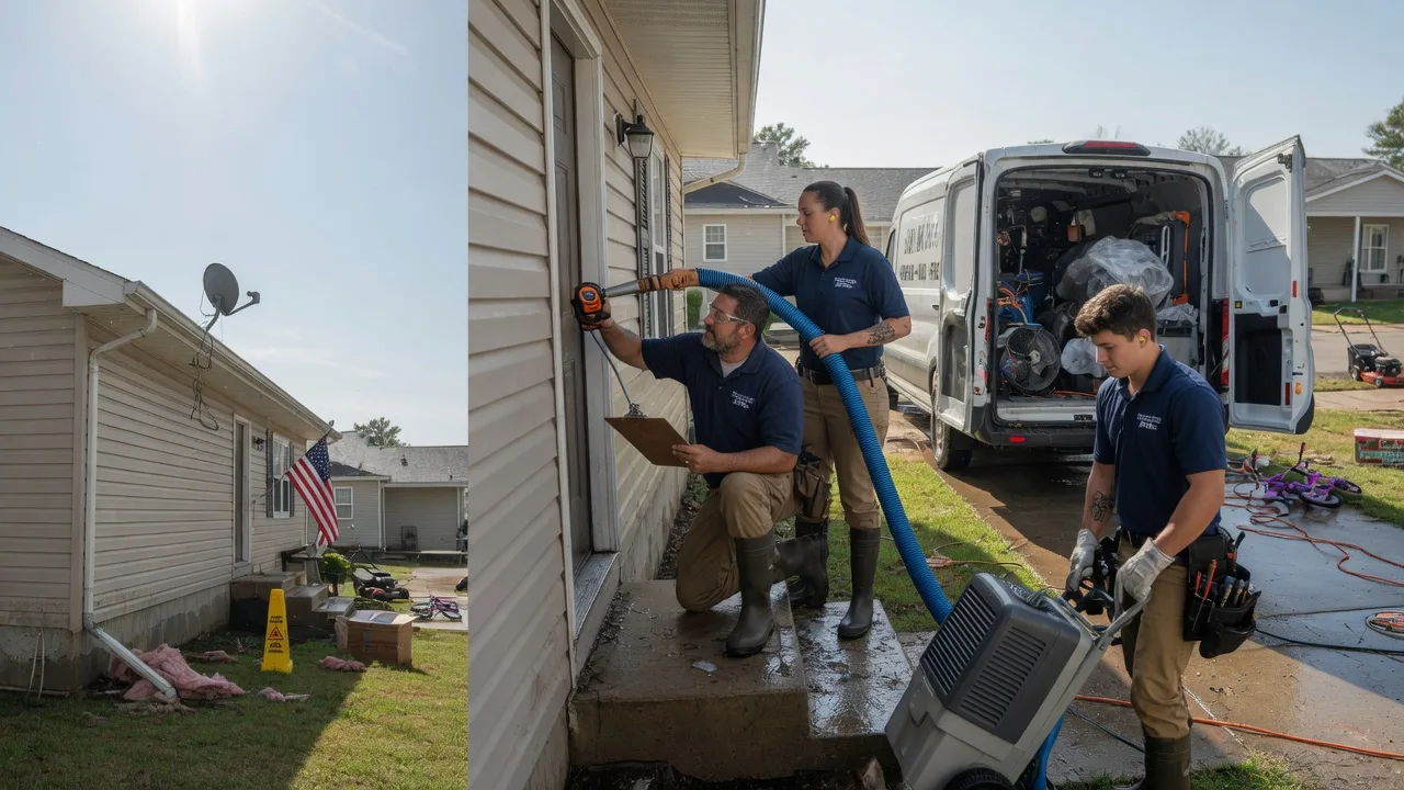 Ceiling Water Damage Restoration in Hardin, MO near me